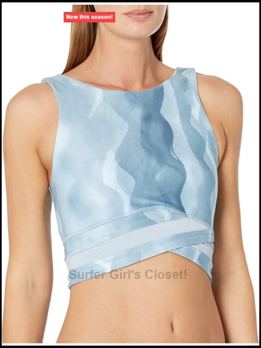 Sweaty Betty Wrap Waist Yoga Tank Top Sleeveless Cotton